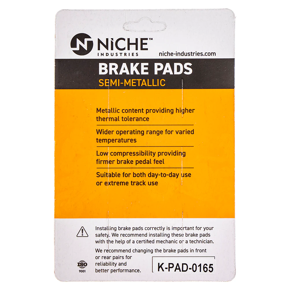 Semi-Metallic Brake Pad Set Front/Rear For KTM Indian BMW MK1002635 - Image 4