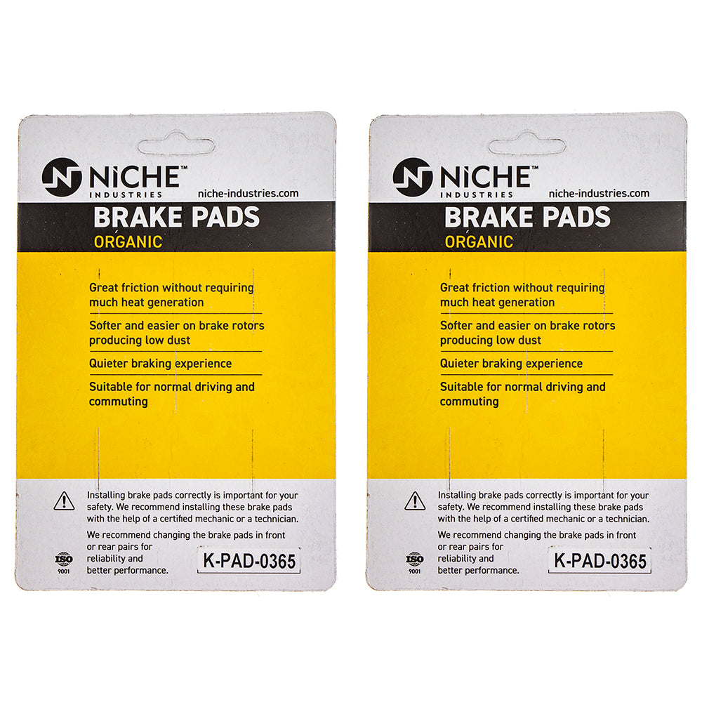Brake Pad Kit Front/Rear For Yamaha MK1002660 - Image 5