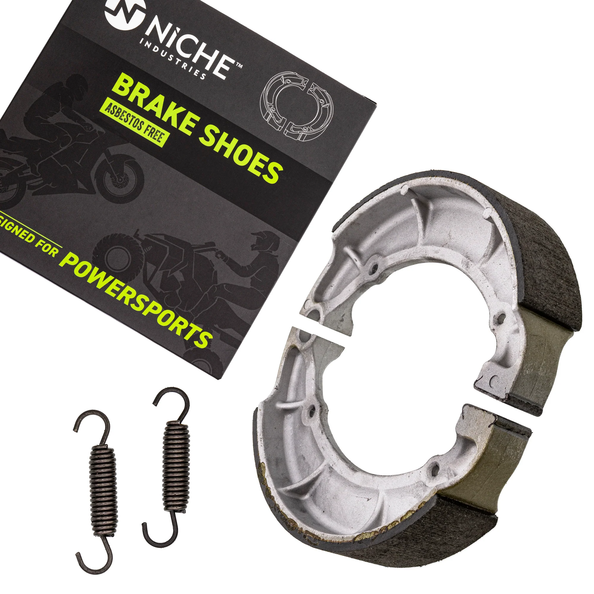 Complete Organic Brake Pad with Shoe Set For Yamaha MK1002662 - Image 3