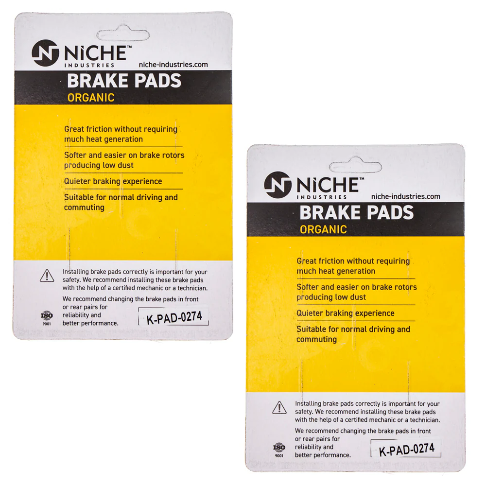Complete Organic Brake Pad with Shoe Set For Yamaha MK1002662 - Image 4