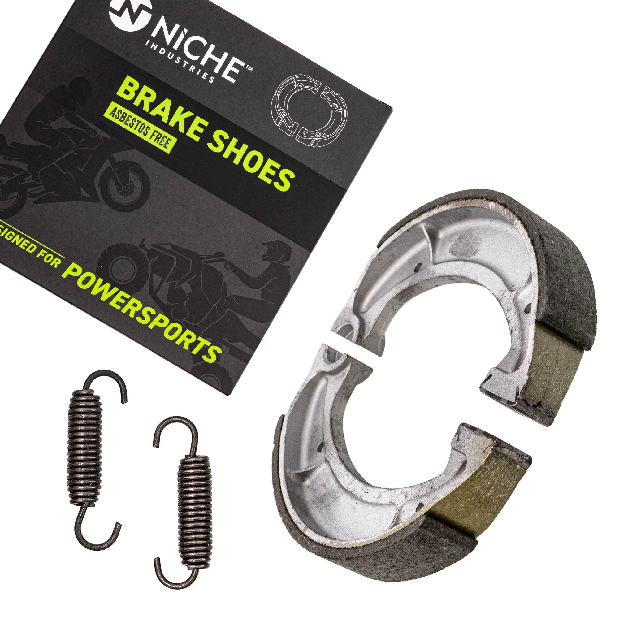 Complete Organic Brake Pad & Shoe Set For Yamaha MK1002689 - Image 3