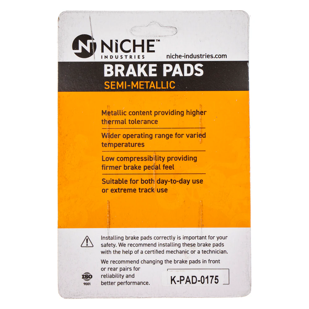 Full Semi-Metallic Brake Pad Set For Yamaha MK1002726 - Image 4