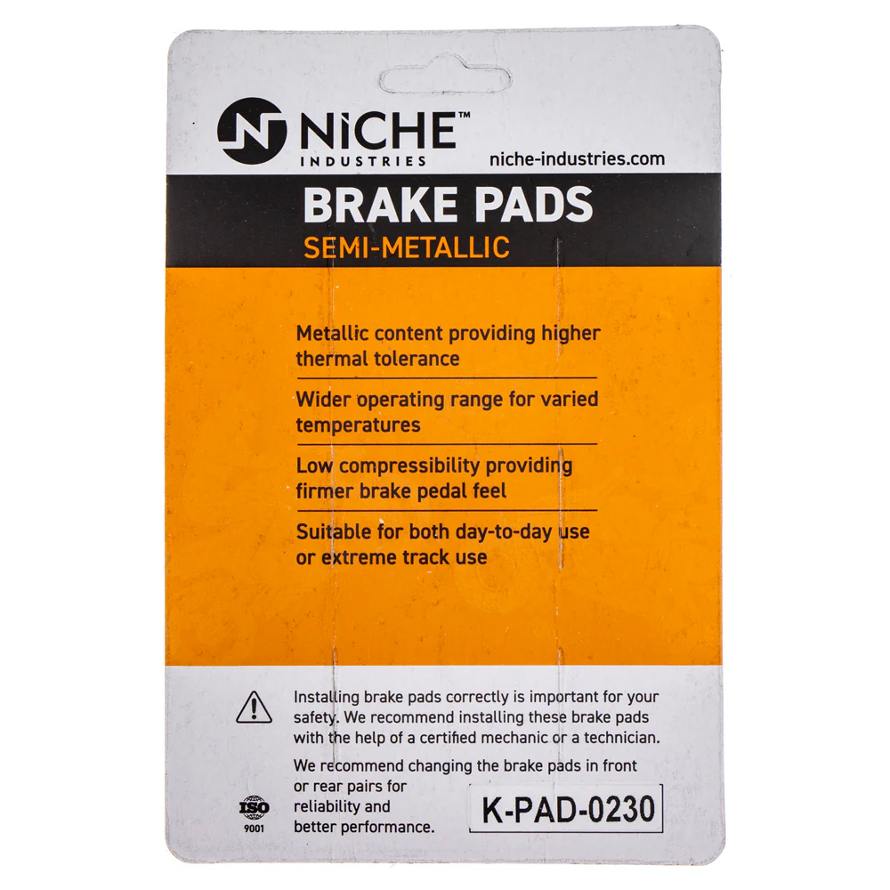 Semi-Metallic Brake Pad Set Front/Rear For Honda MK1002738 - Image 5