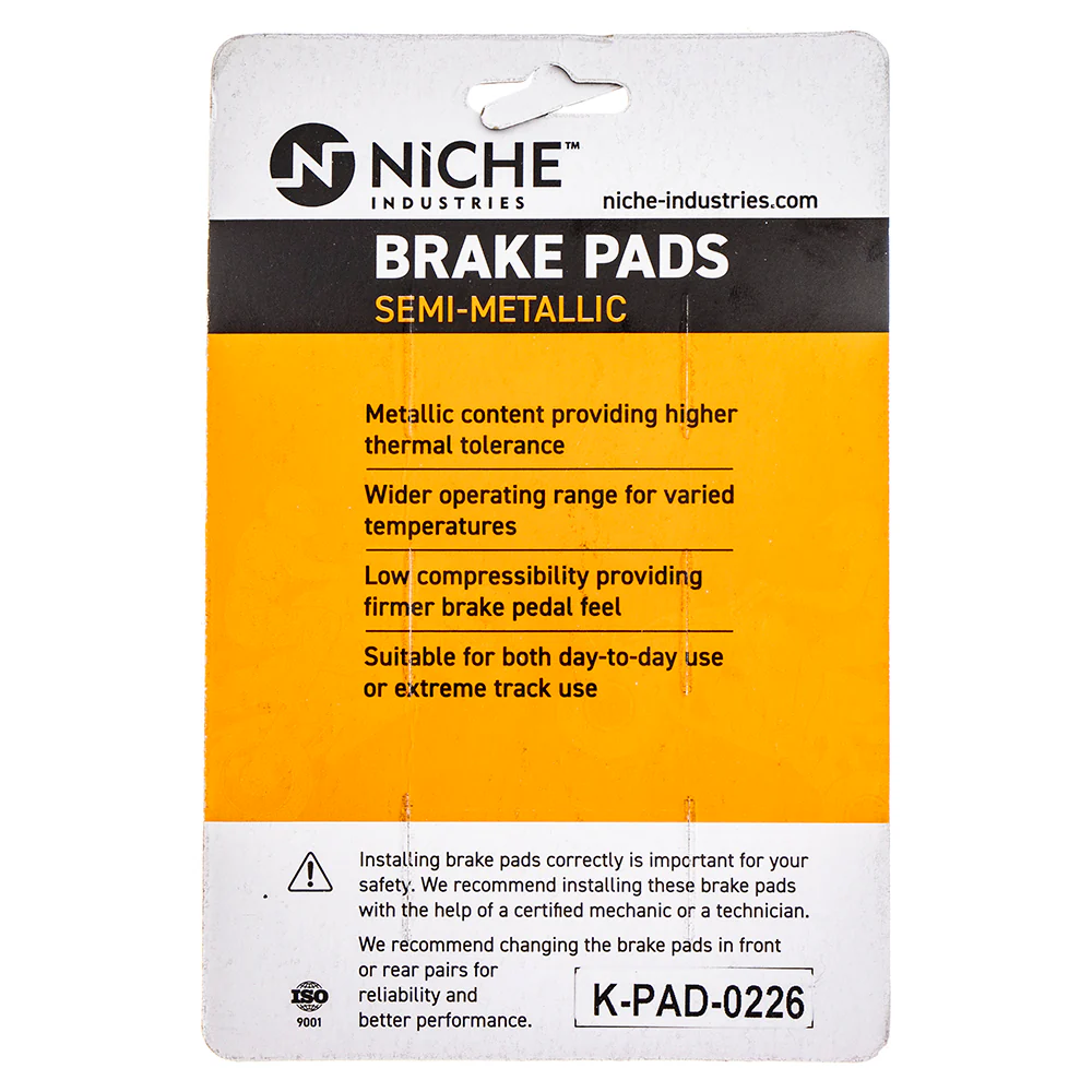 Semi-Metallic Brake Pad Set Front/Rear For BMW MK1002746 - Image 5