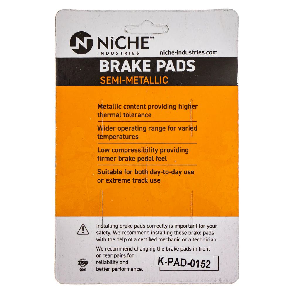 Semi-Metallic Brake Pad Set Front/Rear For Honda MK1002760 - Image 4