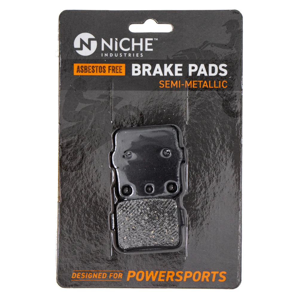 Semi-Metallic Brake Pad Set Front/Rear For Yamaha MK1002792 - Image 3