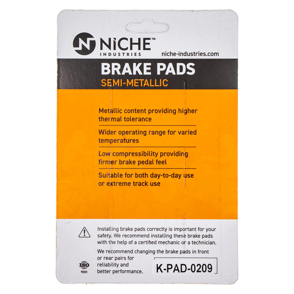 Semi-Metallic Brake Pad Set Front/Rear For Suzuki MK1002805 - Image 4