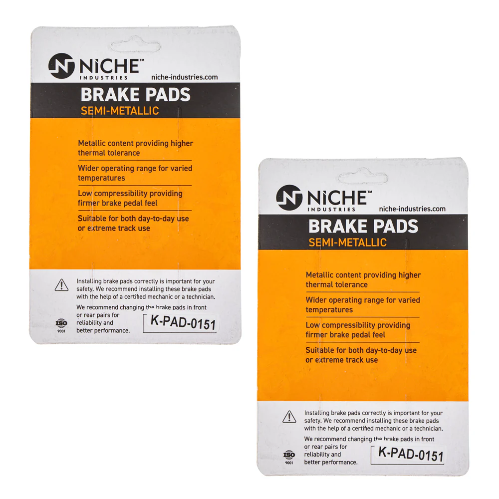 Semi-Metallic Brake Pad Set Front/Rear For Ducati MK1002819 - Image 4
