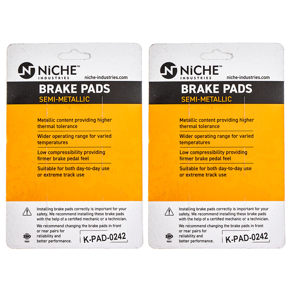 Semi-Metallic Brake Pad Set Front/Rear For Suzuki MK1002835 - Image 4