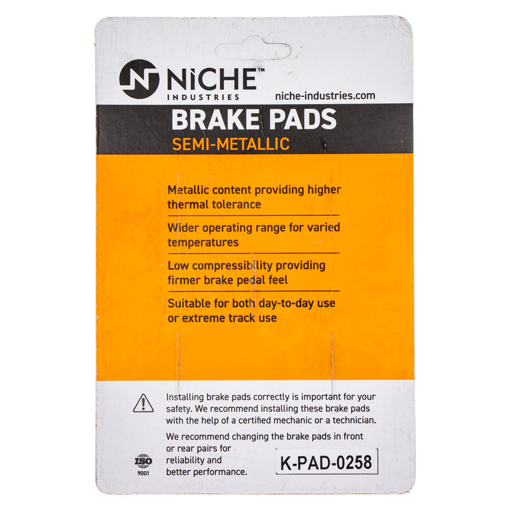 Semi-Metallic Brake Pad Set Front/Rear For Suzuki MK1002835 - Image 5
