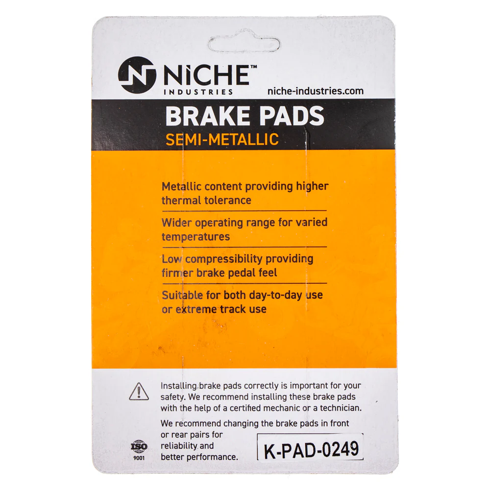 Semi-Metallic Brake Pad Set Front/Rear For Honda MK1002841 - Image 5