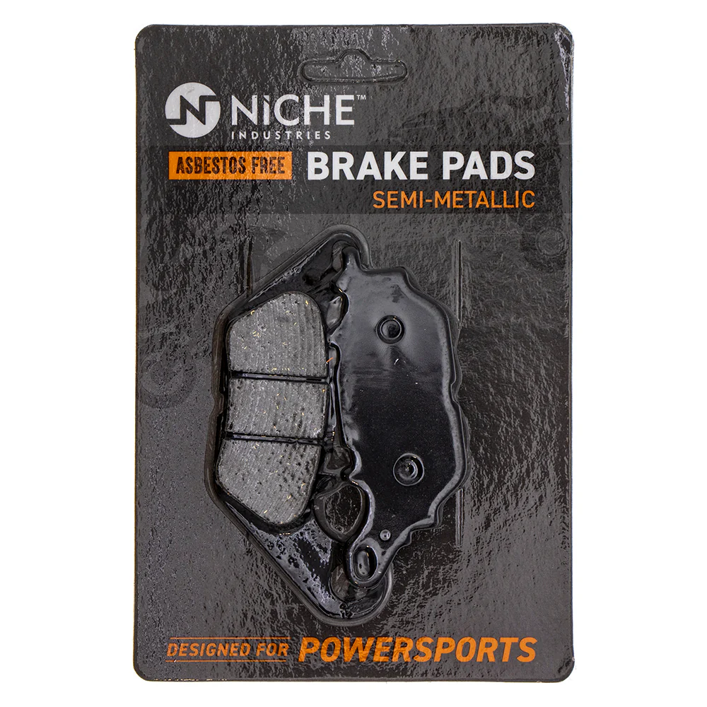 Semi-Metallic Brake Pad Set Front/Rear For Yamaha MK1002847 - Image 3