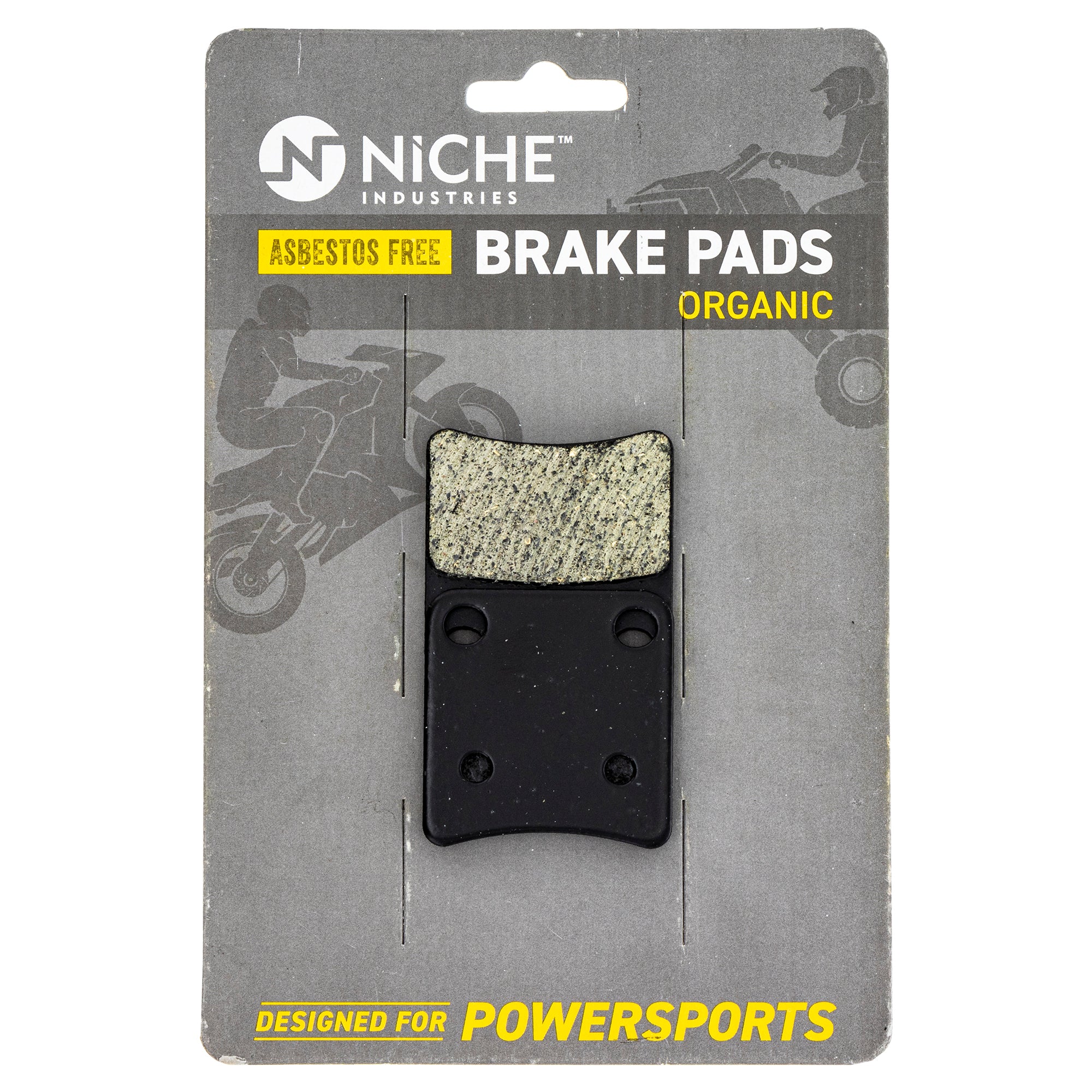 Complete Organic Brake & Parking Pad Set For Honda MK1002854 - Image 4