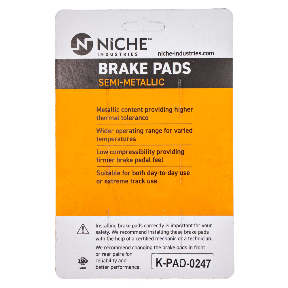 Semi-Metallic Brake Pad Set Front/Rear For KTM MK1002857 - Image 5