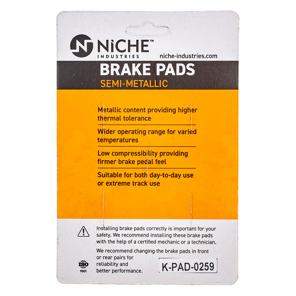 Semi-Metallic Brake Pad Set Front/Rear For KTM MK1002875 - Image 5