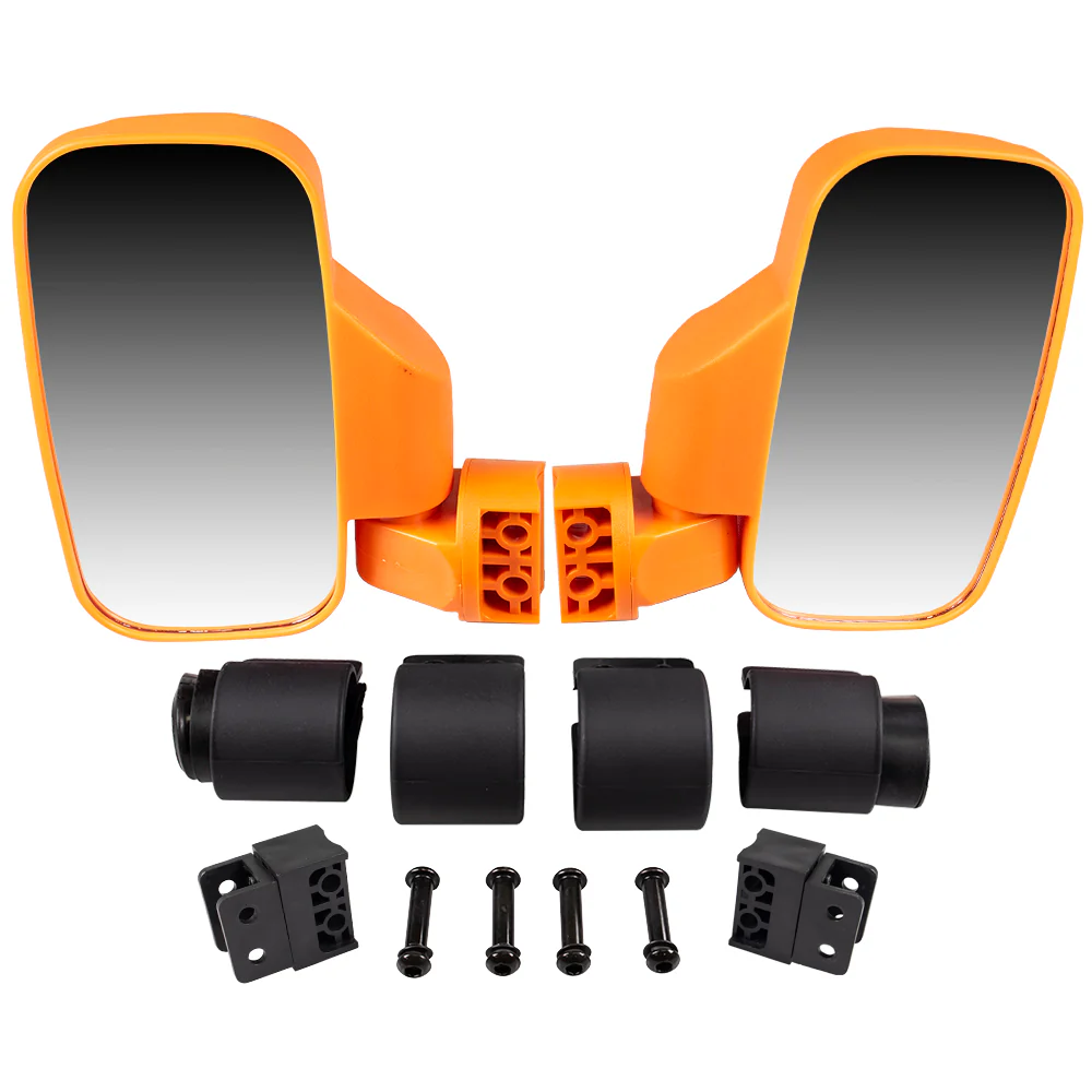 Orange Side View Mirror Pro-Fit Set For Yamaha MK1002936 - Image 5