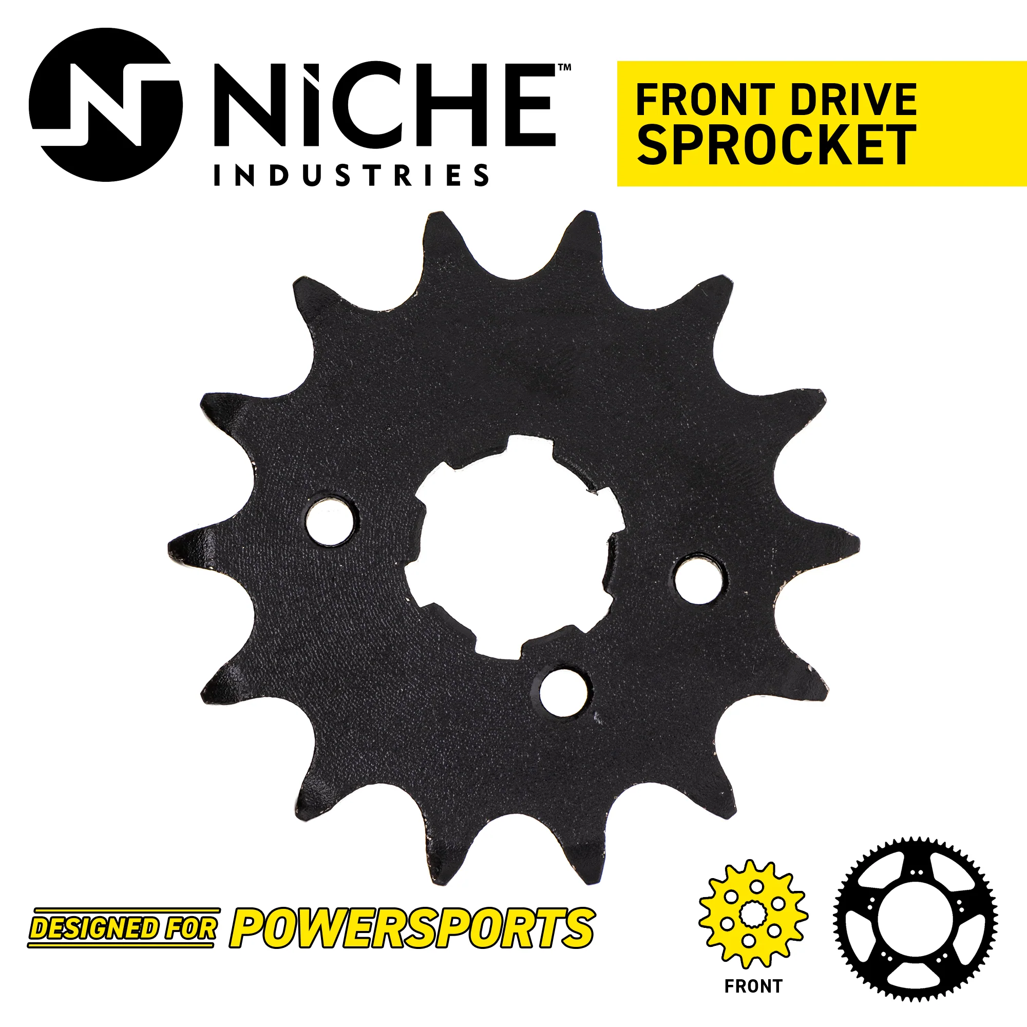 Front & Rear Drive Sprocket Set For Yamaha MK1002985 - Image 4