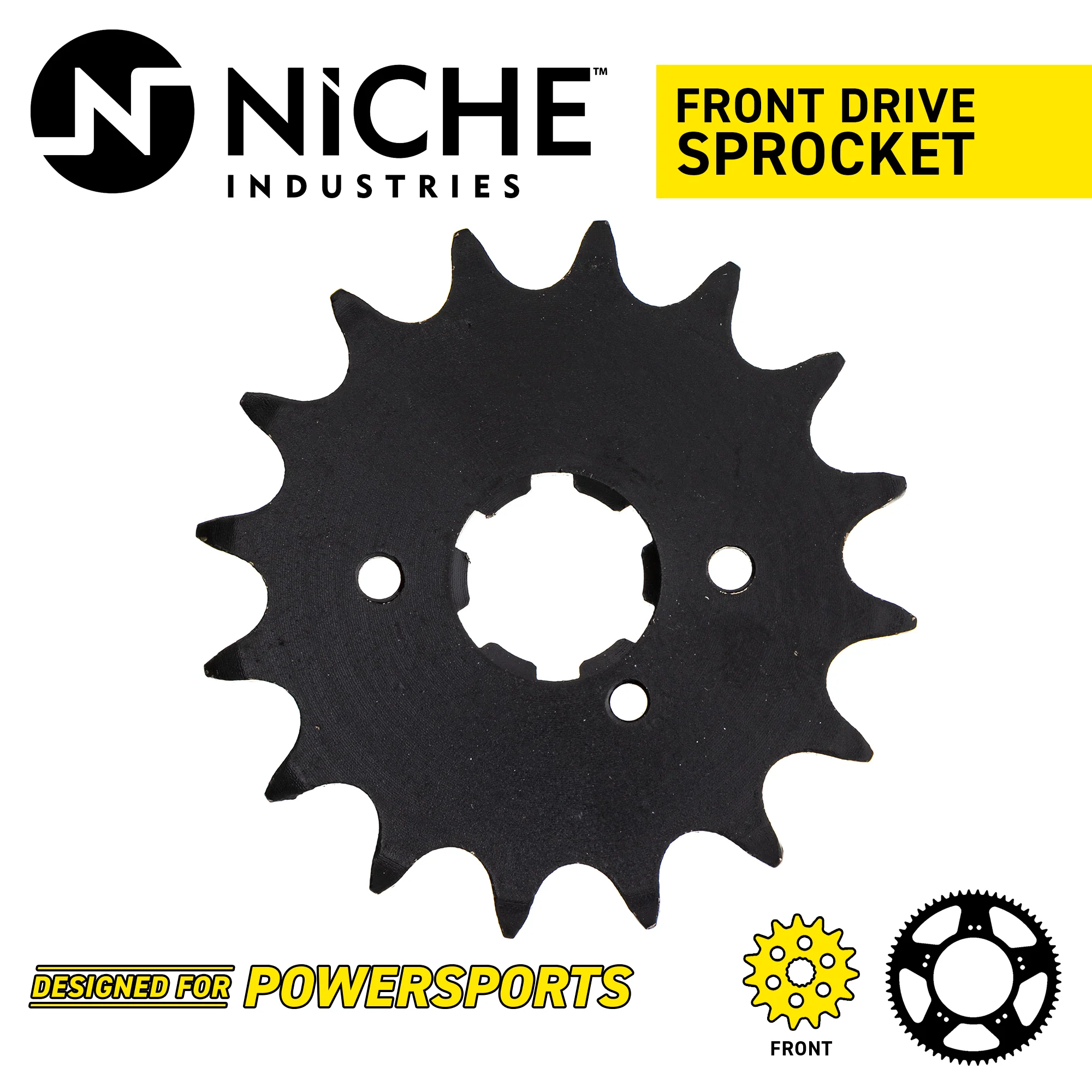 Drive Sprocket Set Front & Rear For Yamaha MK1003182 - Image 4