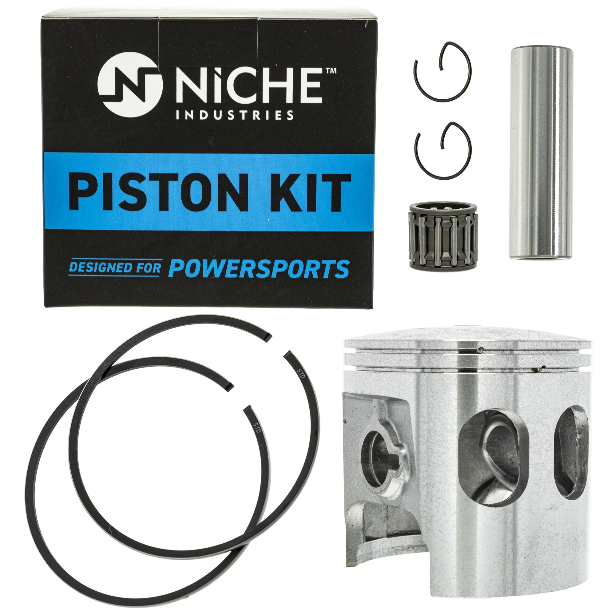 Cylinder Piston Gasket Spark Plug Kit For Polaris MK1003414 - Image 4