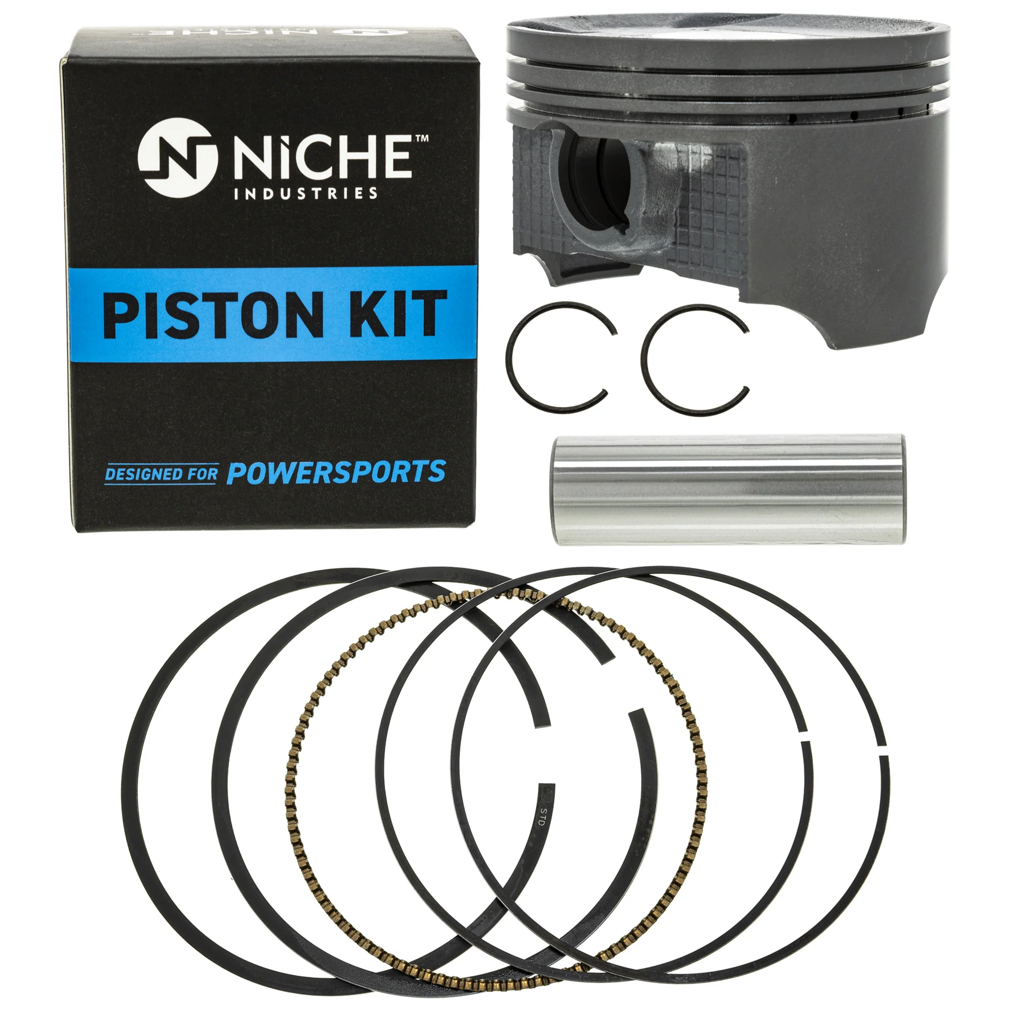 Cylinder Piston Gasket Spark Plug Kit For Suzuki MK1003418 - Image 4