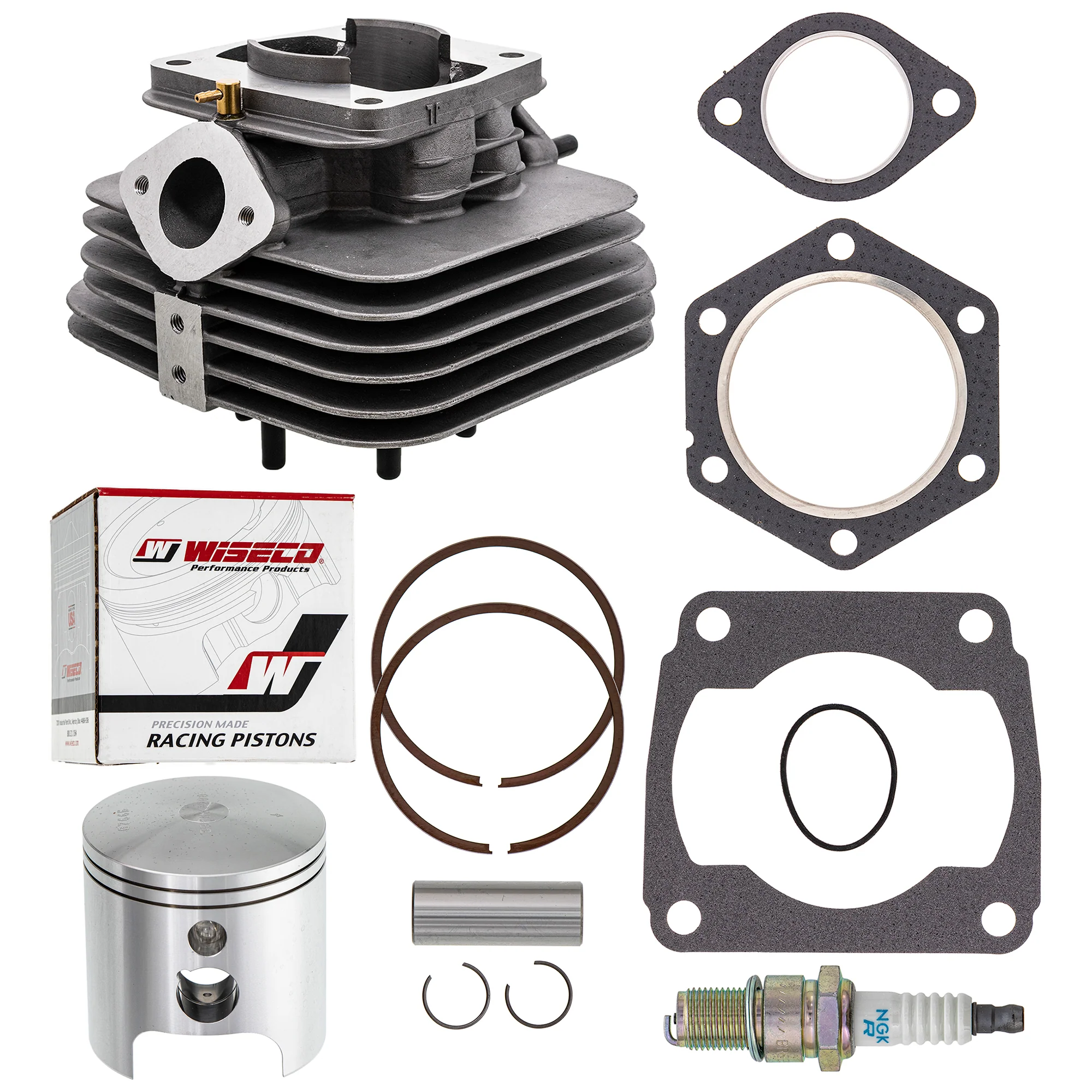Cylinder Piston Gasket Spark Plug Kit For Polaris MK1003458