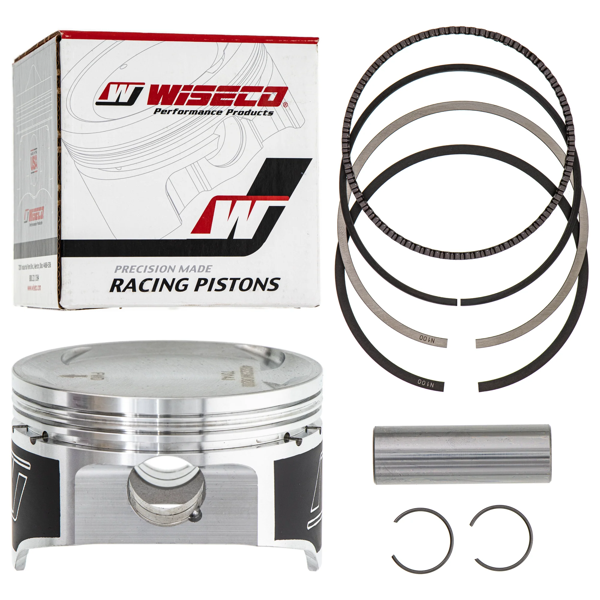 Cylinder Piston Gasket Spark Plug Kit For Suzuki MK1003459 - Image 5