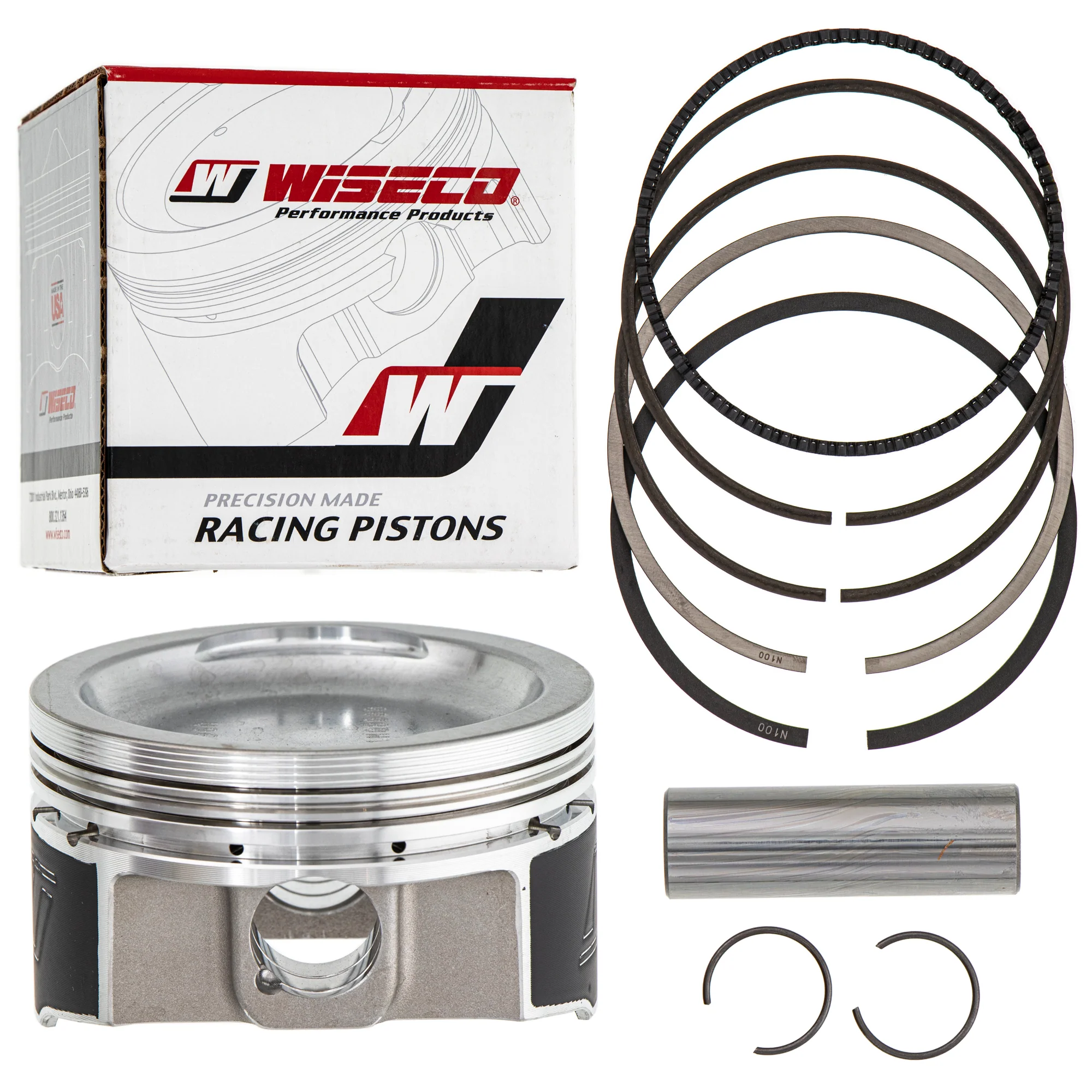Cylinder Piston Gasket Spark Plug Kit For Polaris MK1003462 - Image 7