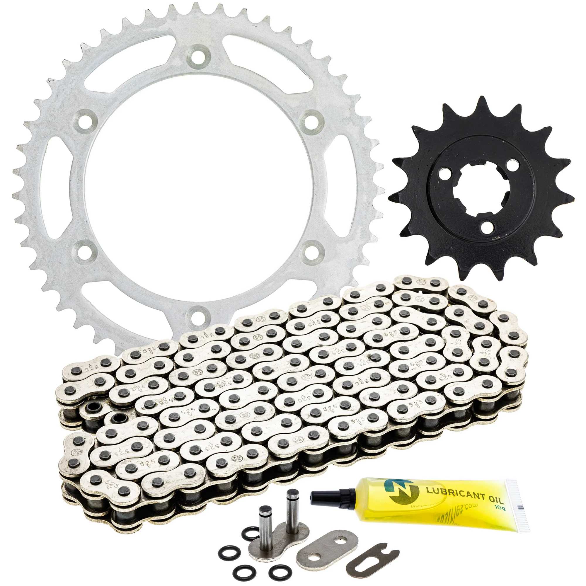 Sprocket Chain Set for Suzuki DR800 15/47 Tooth 525 O-Ring Front Rear Combo Kit