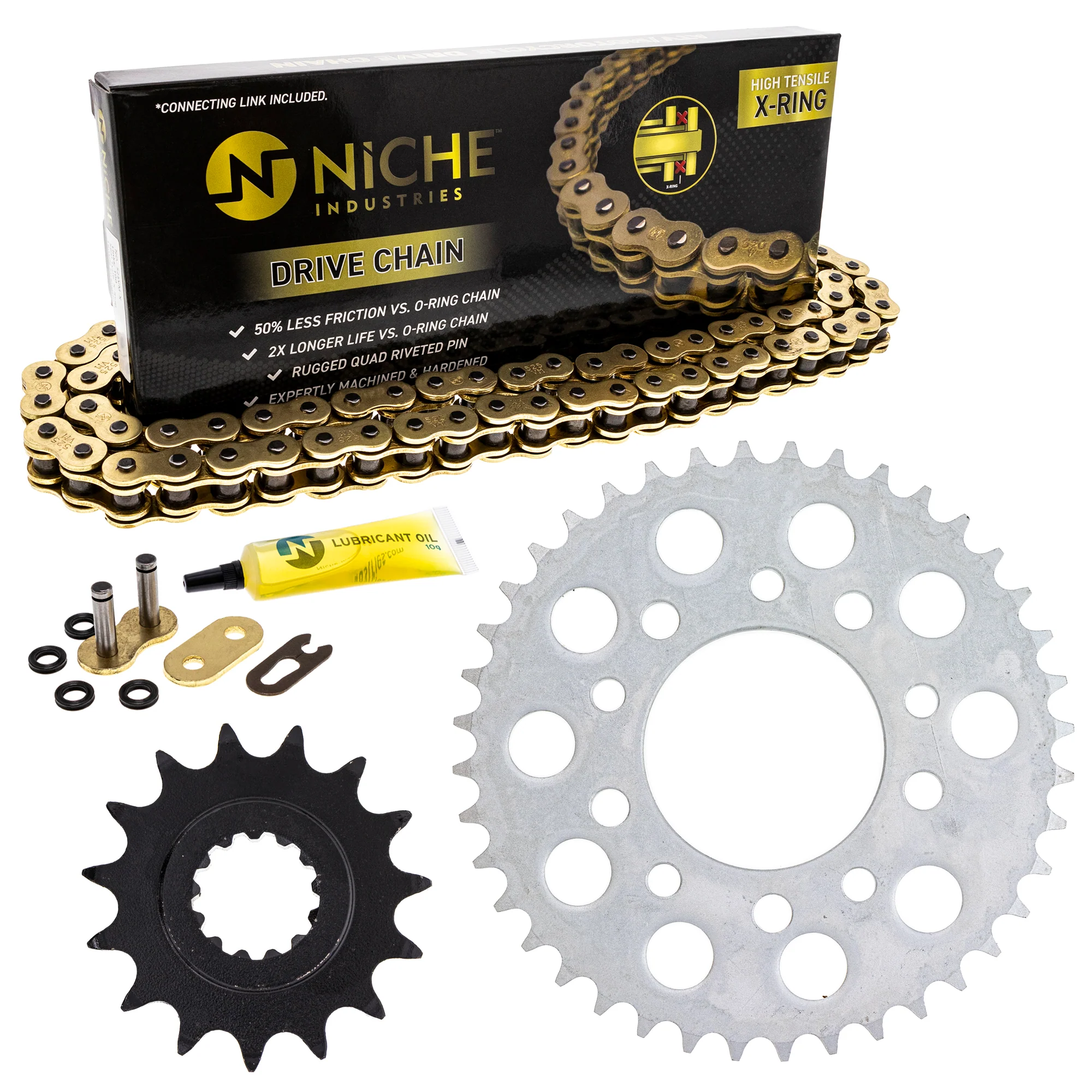 Drive Sprockets & Chain Kit For Honda Suzuki Triumph MK1004880