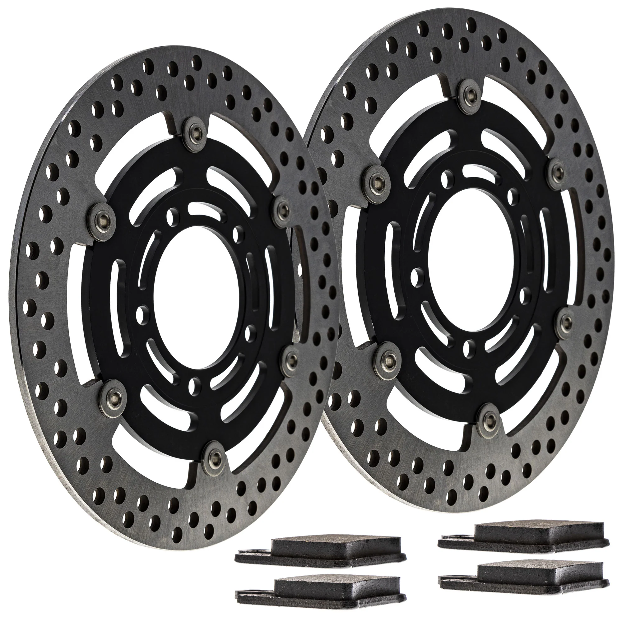 Complete Front or Rear Pad and Rotor Set For Kawasaki MK1006652