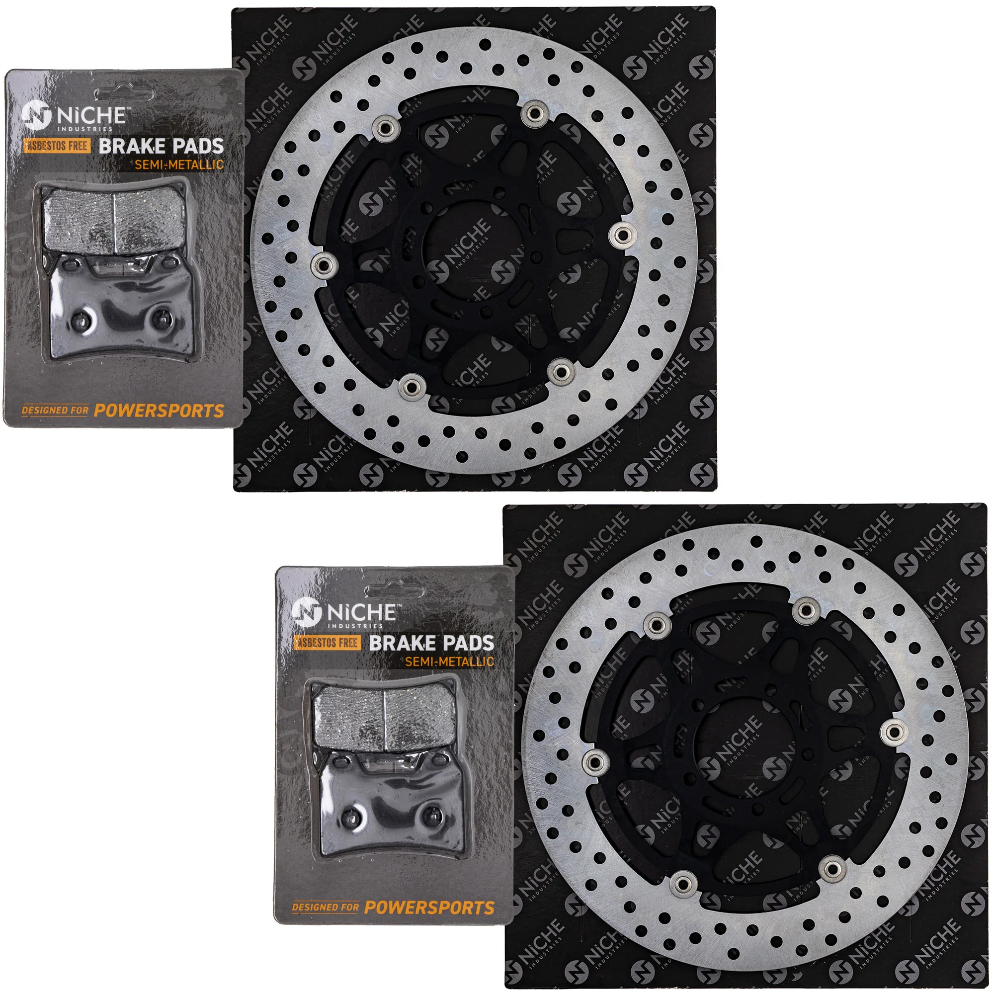Complete Front or Rear Pad and Rotor Set For Ducati MK1006898 - Image 2