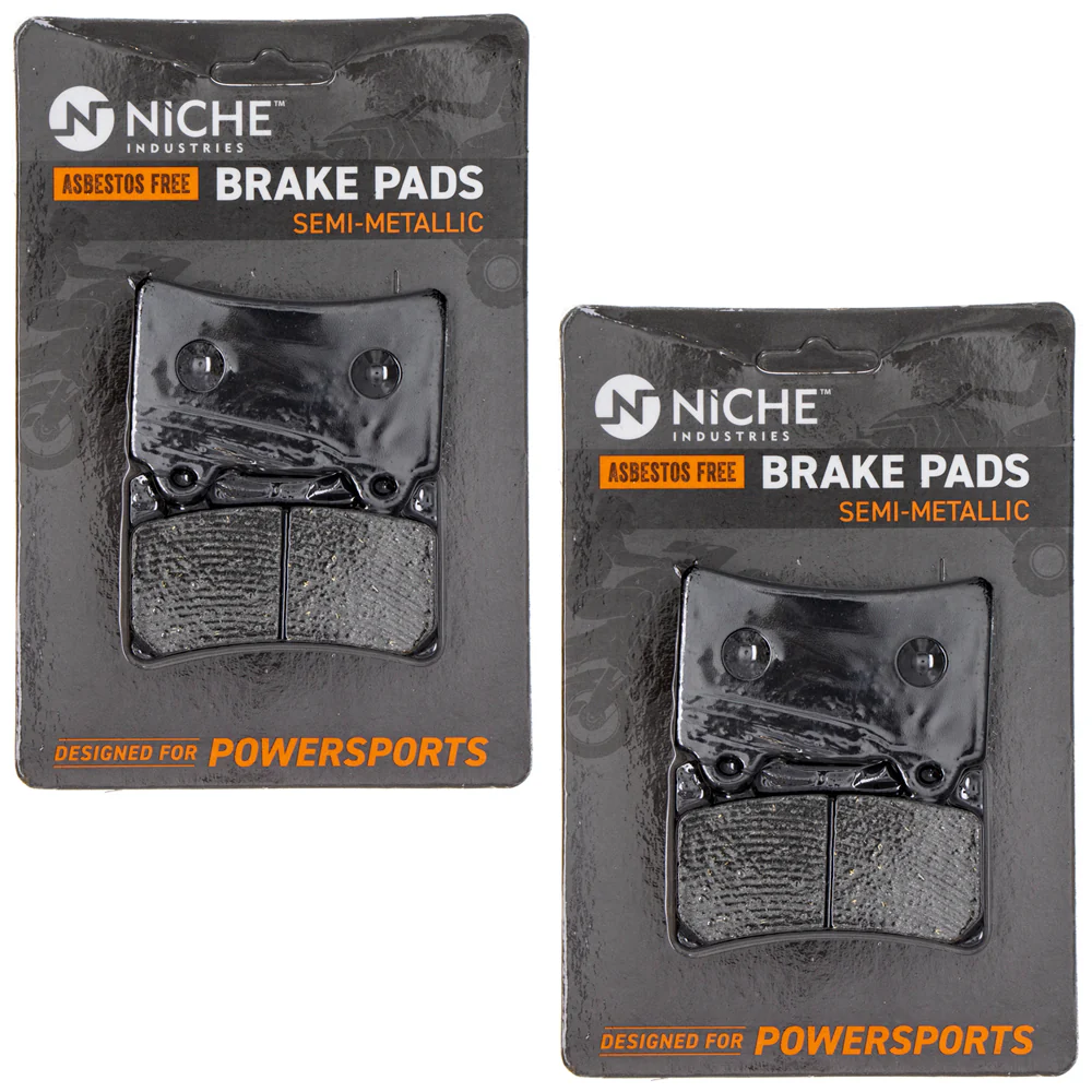 Semi-Metallic Brake Pad Set Front/Rear For Yamaha MK1007833 - Image 3
