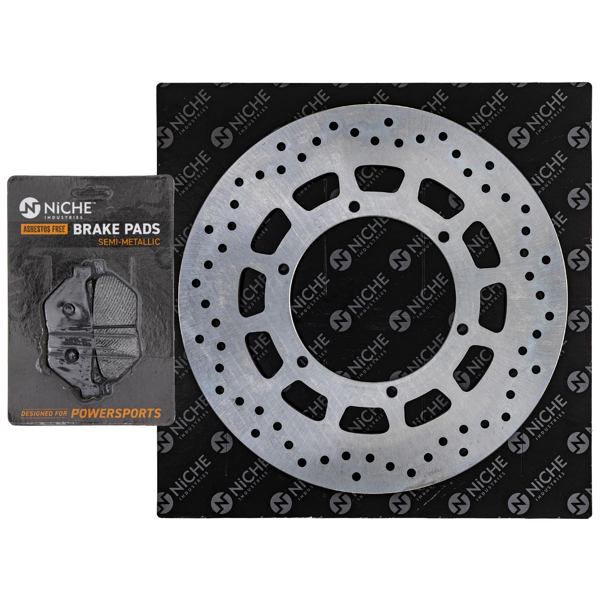 Rotor & Brake Pad Kit For Yamaha MK1008109 - Image 2