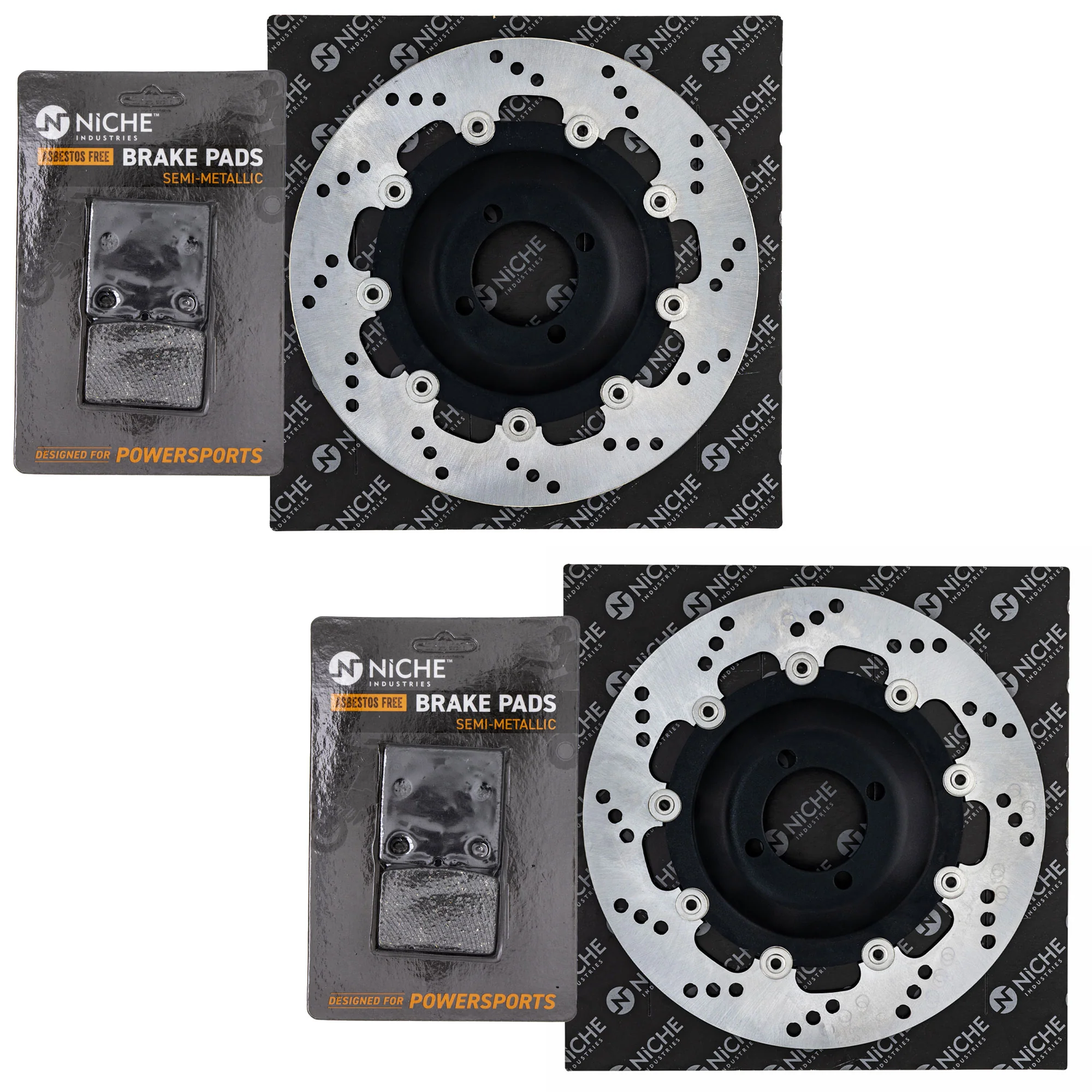 Rotor & Brake Pad Kit For BMW MK1008132 - Image 2