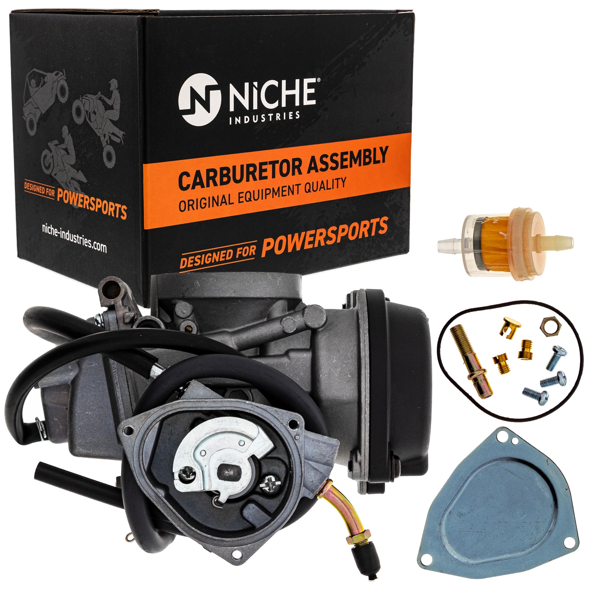Carburetor & Throttle Cable Kit For Yamaha MK1008171 - Image 6