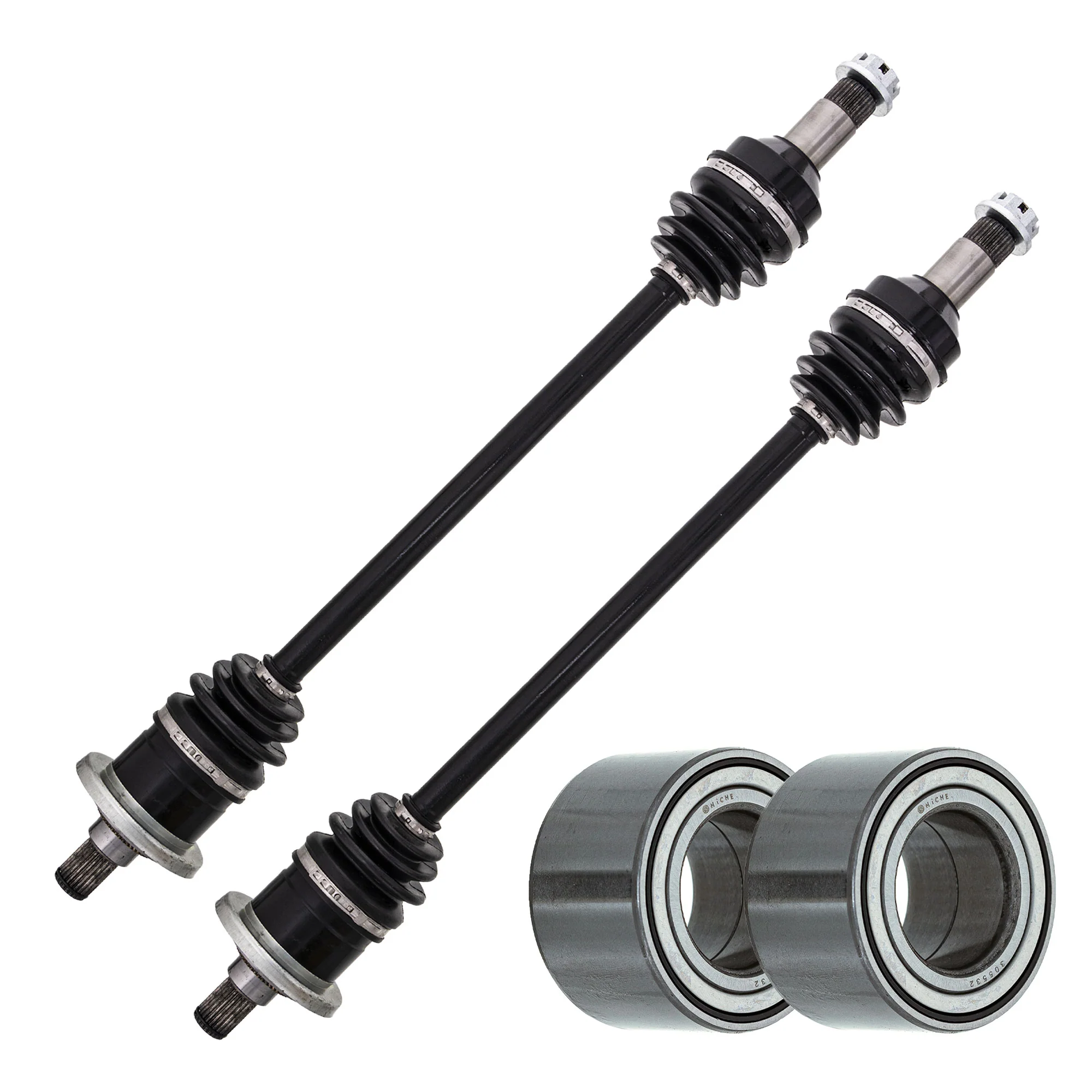 Axle and Wheel Bearing Kit For Arctic Cat Polaris MK1009359