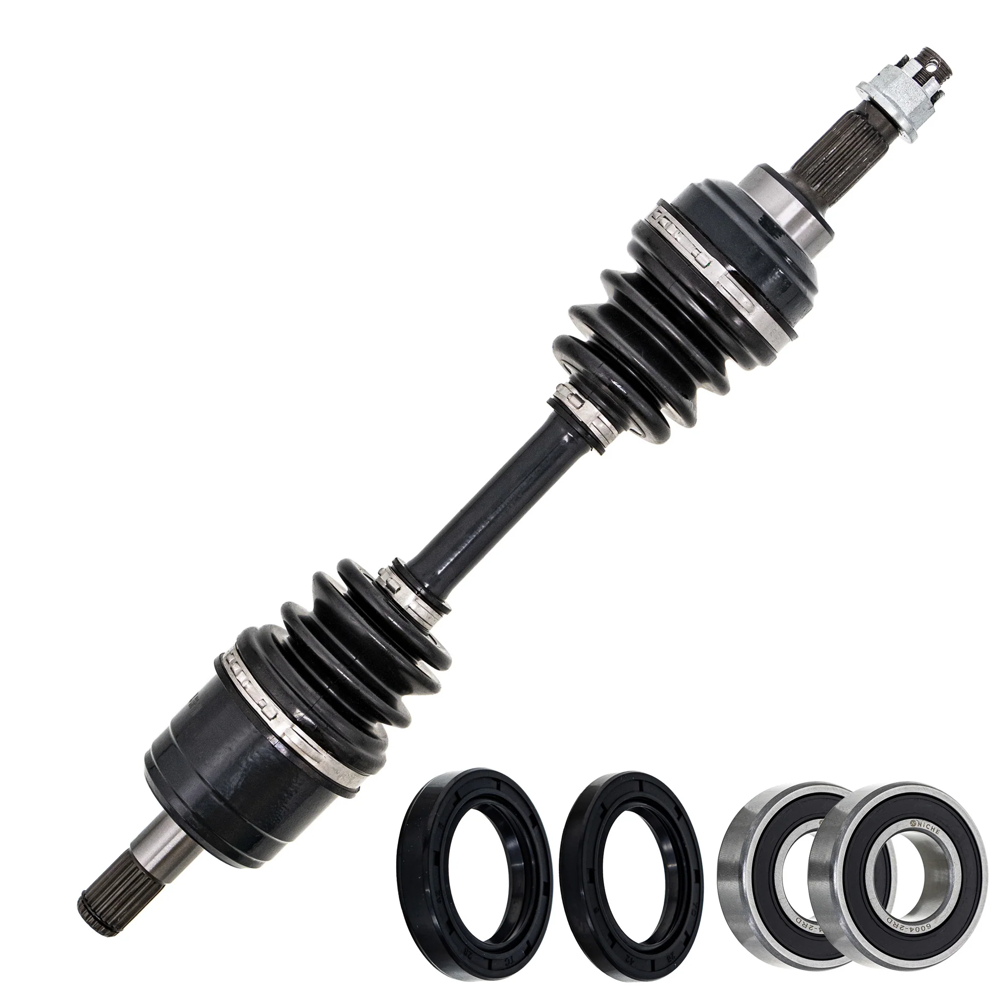 Axle with Wheel Bearing and Seal Kit For Honda MK1009429