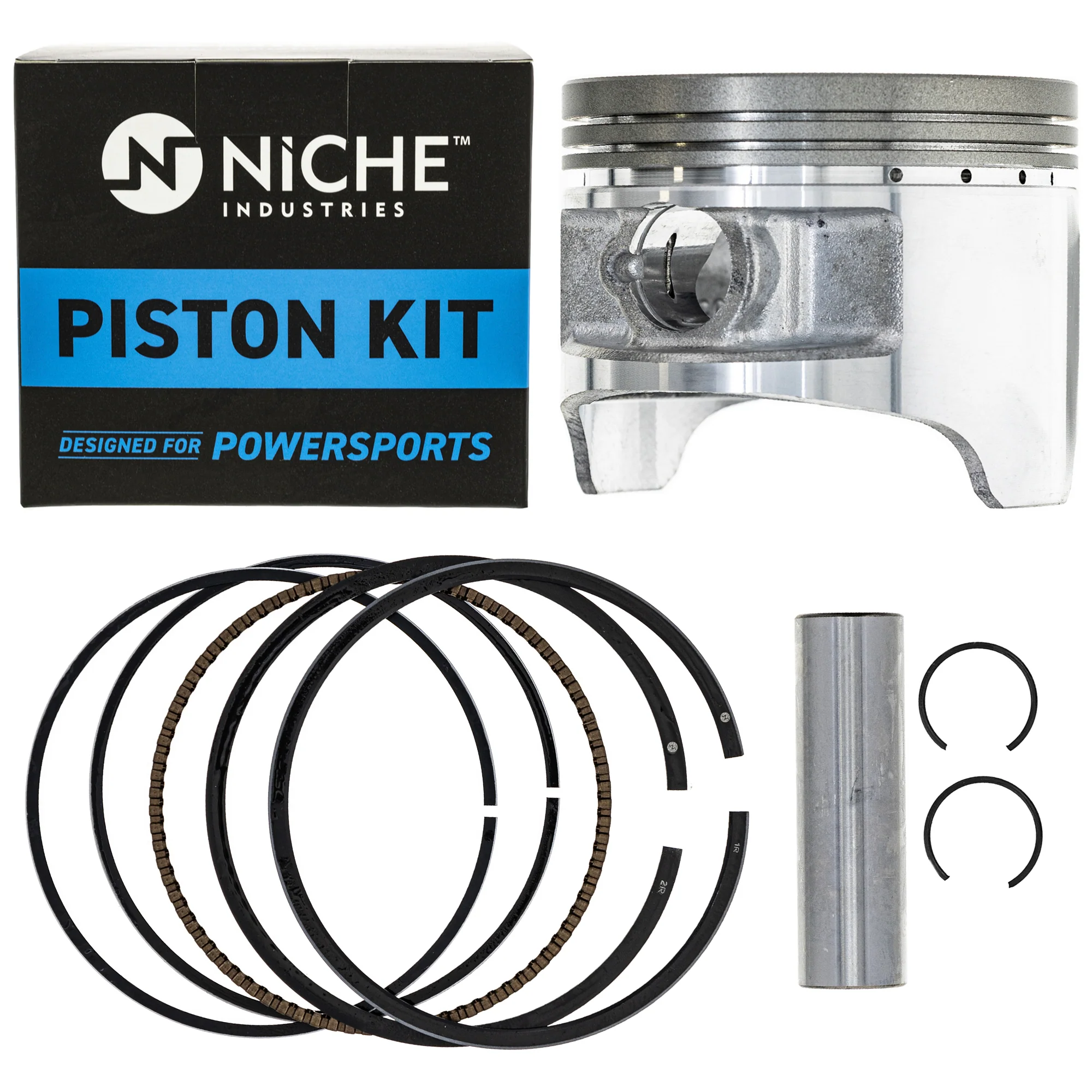 Piston Gasket Spark Plug Kit For Kawasaki MK1011910 - Image 3