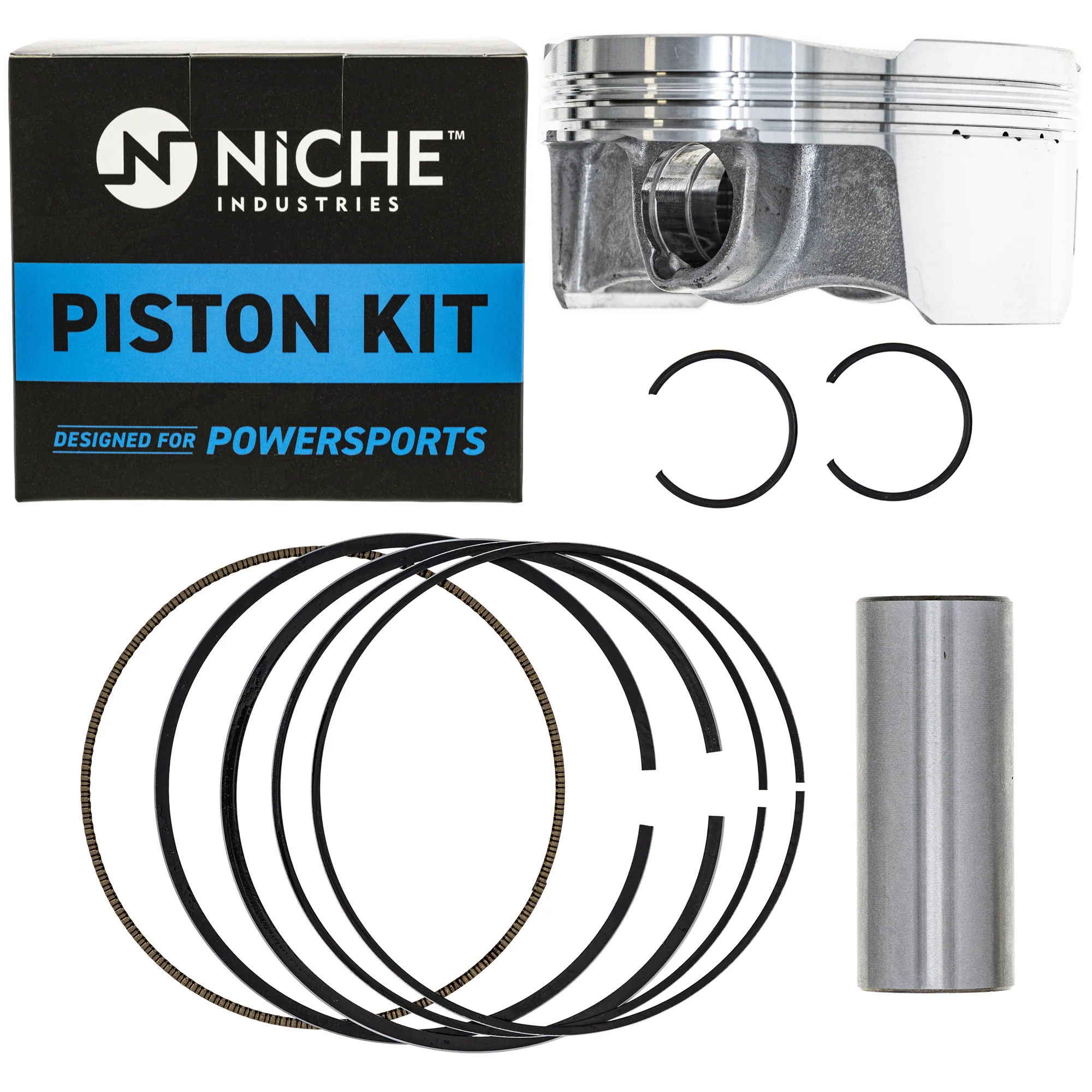 Cylinder Piston Gasket Spark Plug Kit For Kawasaki MK1011937 - Image 4