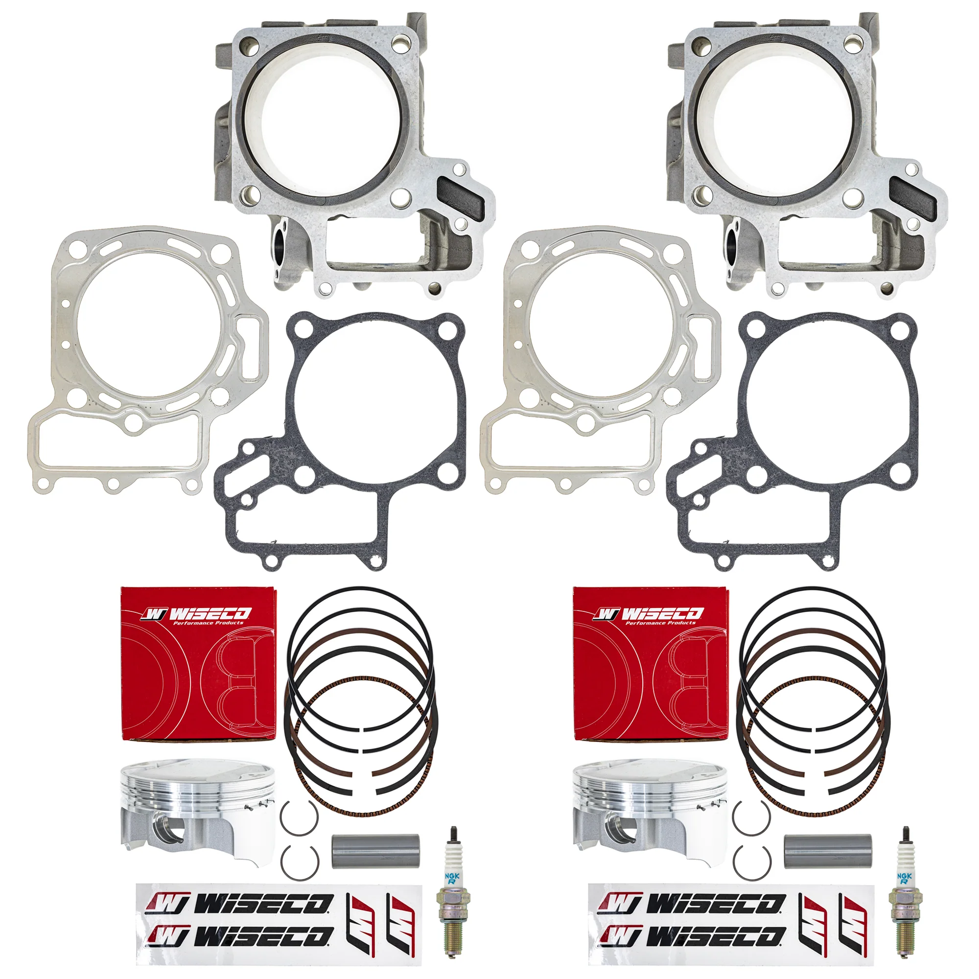 Cylinder Piston Gasket Spark Plug Kit For Kawasaki MK1011951