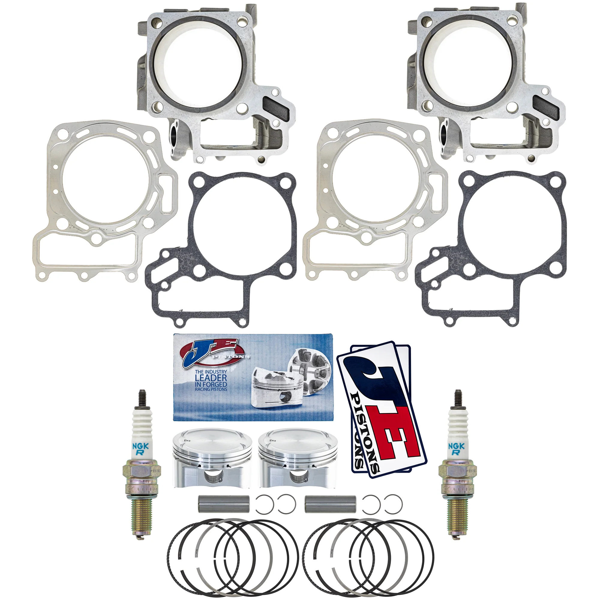Cylinder Piston Gasket Spark Plug Kit For Kawasaki MK1011972