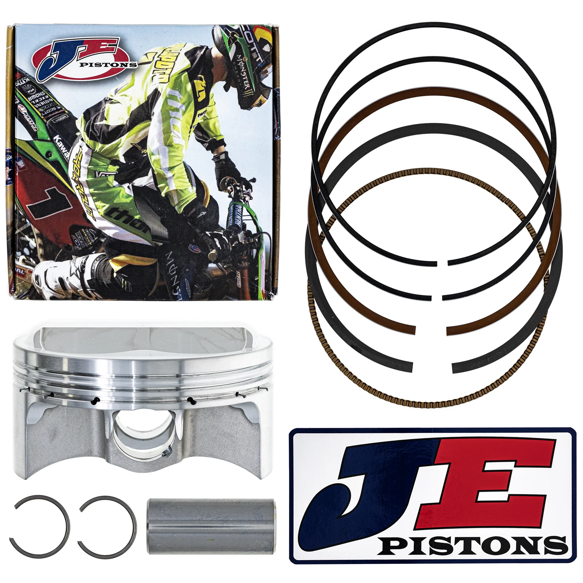 Cylinder Piston Gasket Spark Plug Kit For Honda MK1011976 - Image 5