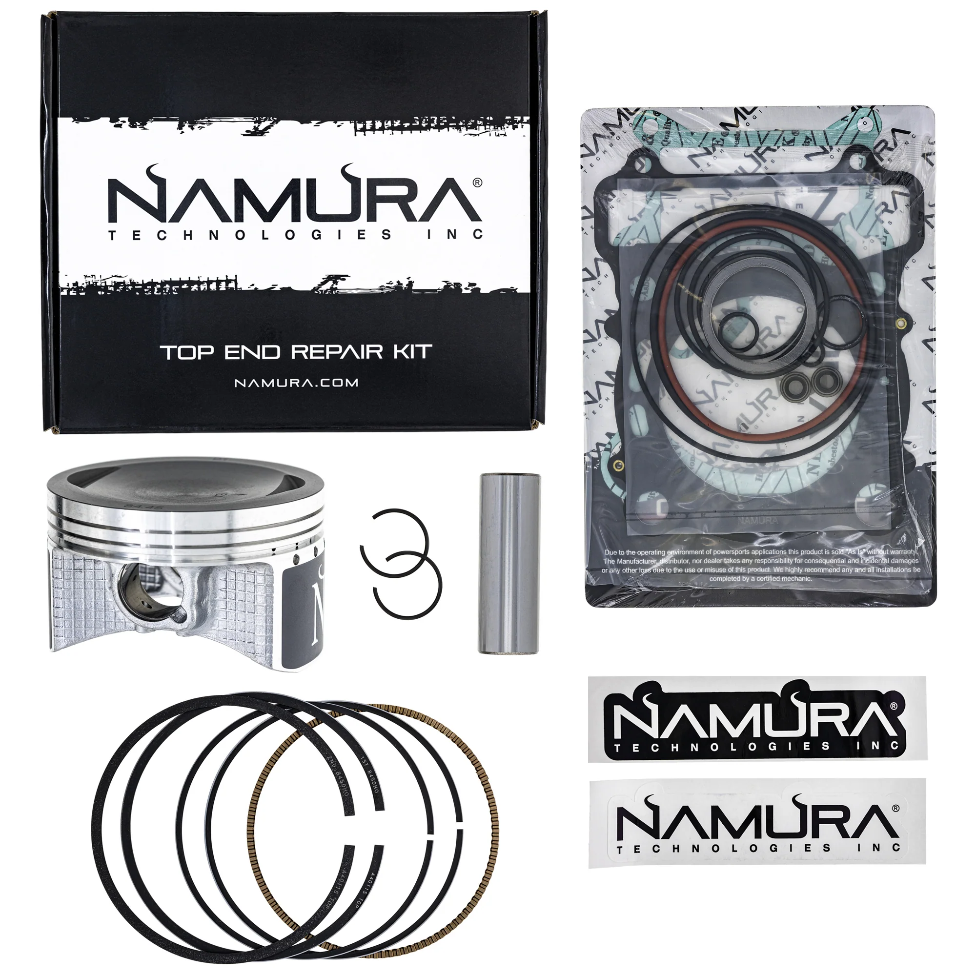Cylinder Piston Gasket Spark Plug Kit For Yamaha MK1012006 - Image 3