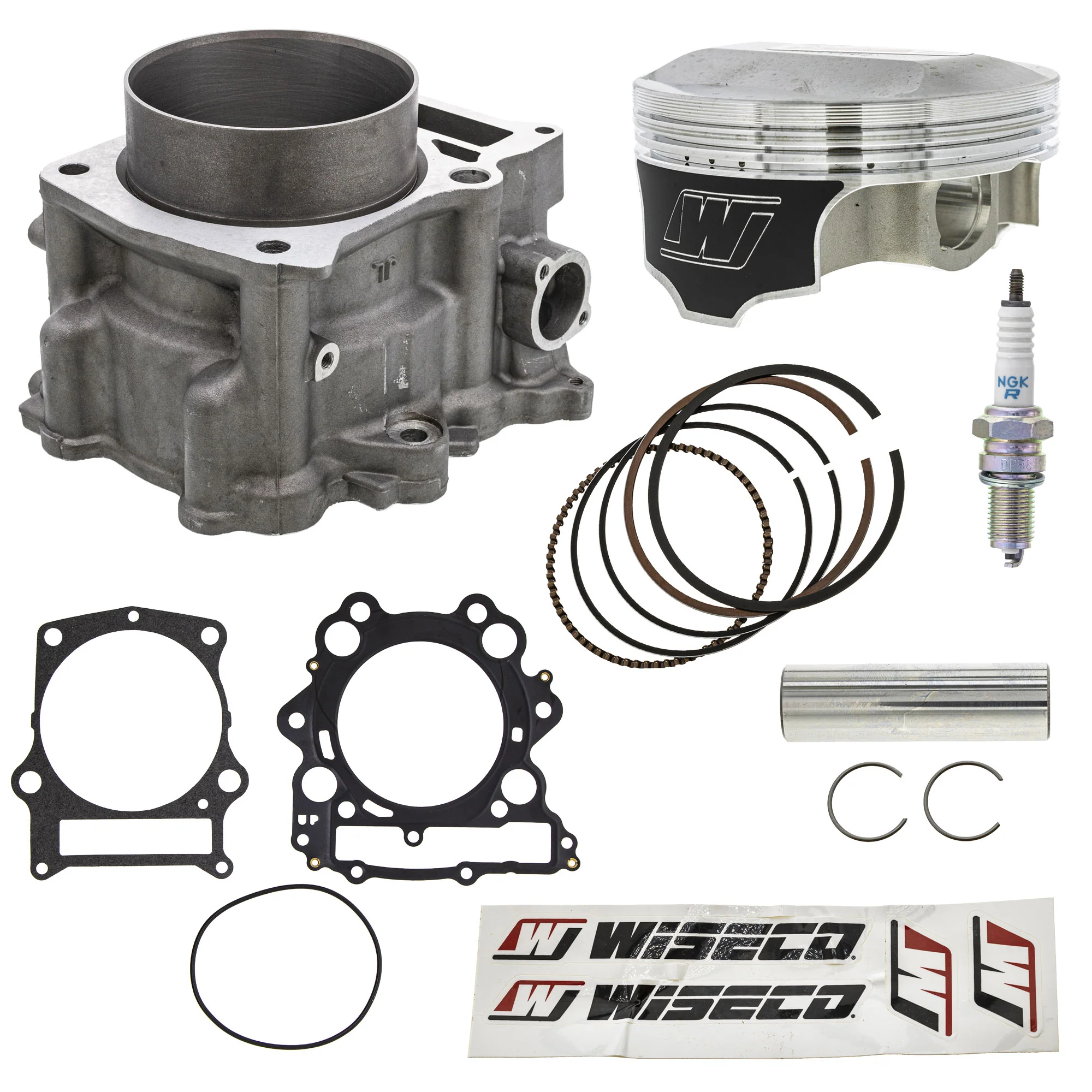 Cylinder Piston Gasket Stud Spark Plug Kit For Yamaha MK1012490