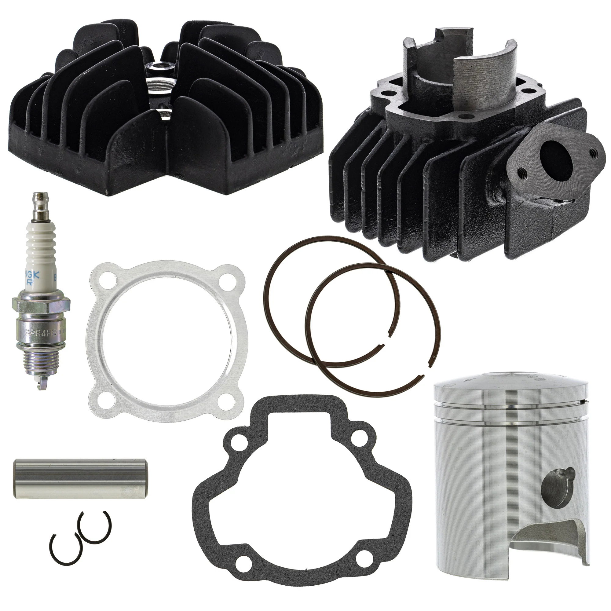 Cylinder Head Piston Gasket Spark Plug Kit For Yamaha MK1012509