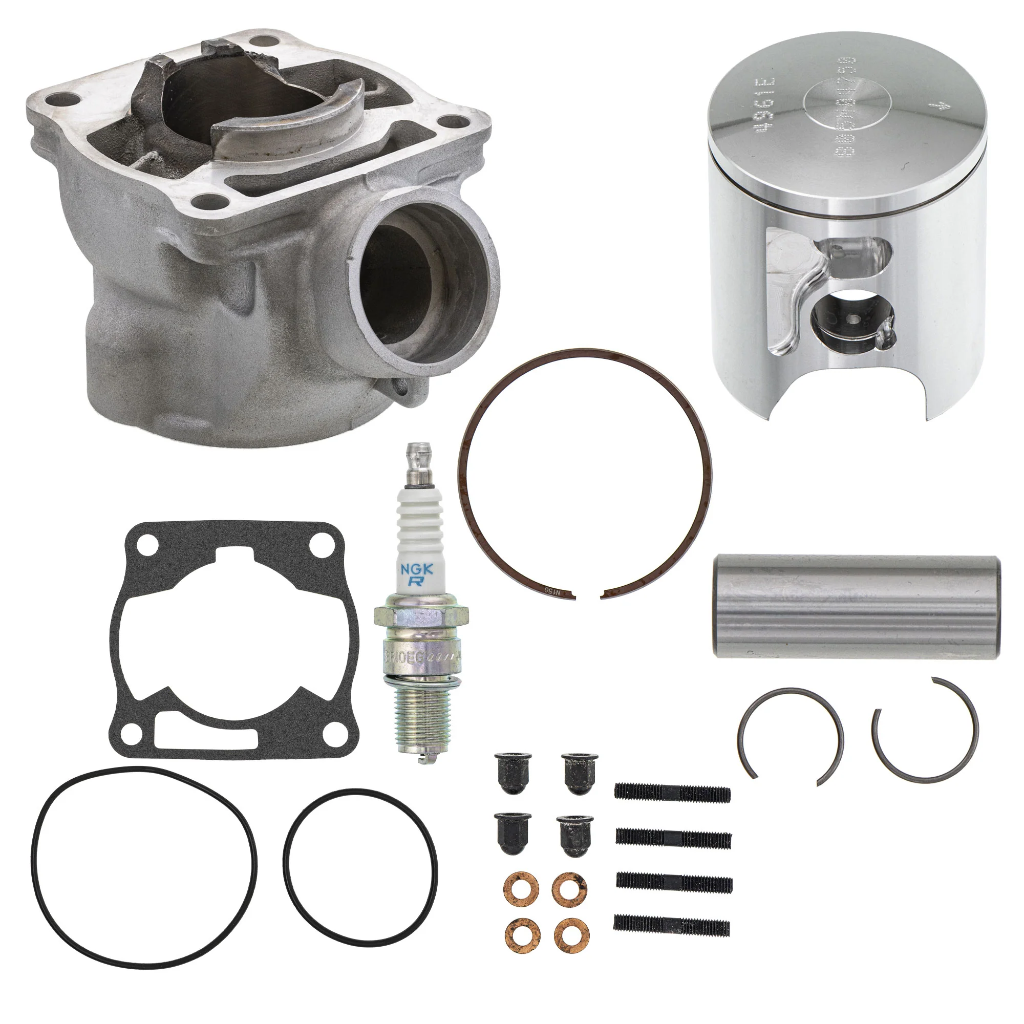 Cylinder Piston Gasket Stud Spark Plug Kit For Yamaha MK1012516