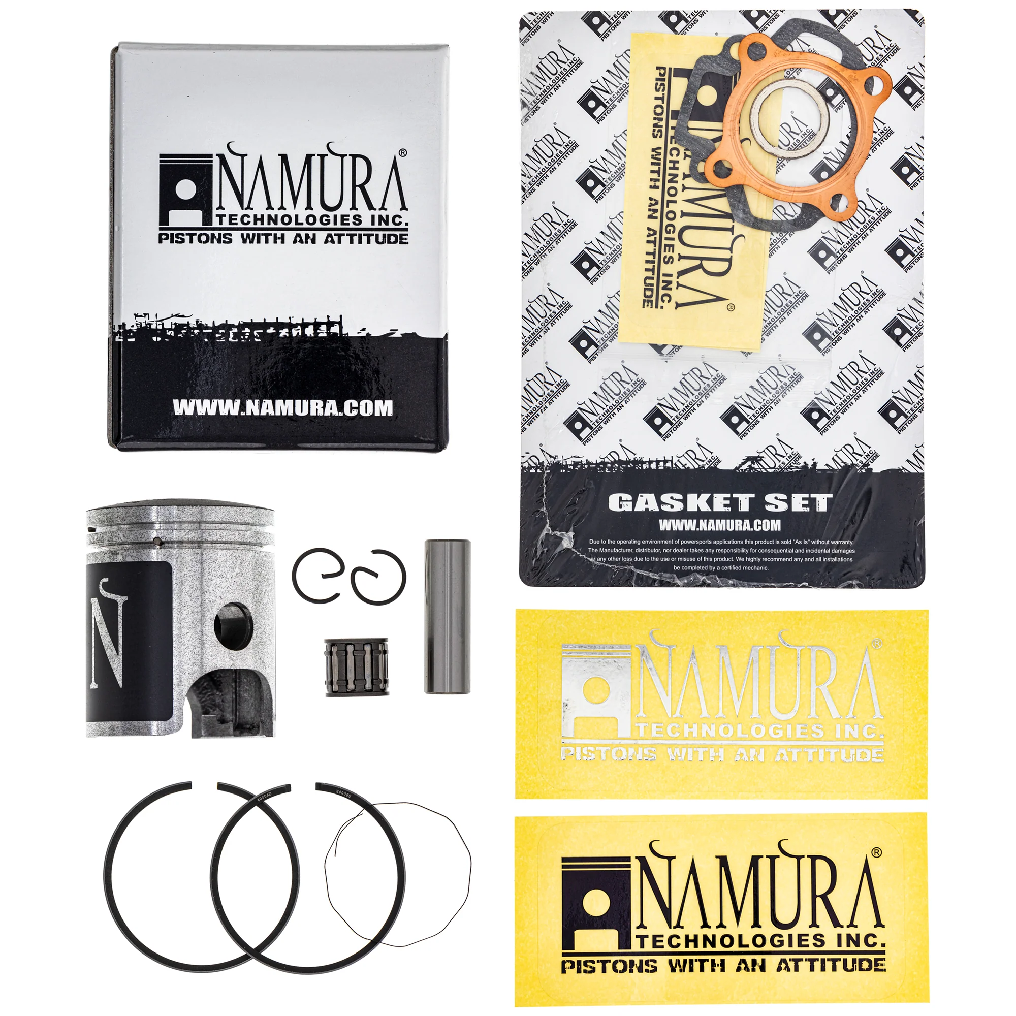 Cylinder Head Piston Gasket Spark Plug Kit For Yamaha MK1012523 - Image 4