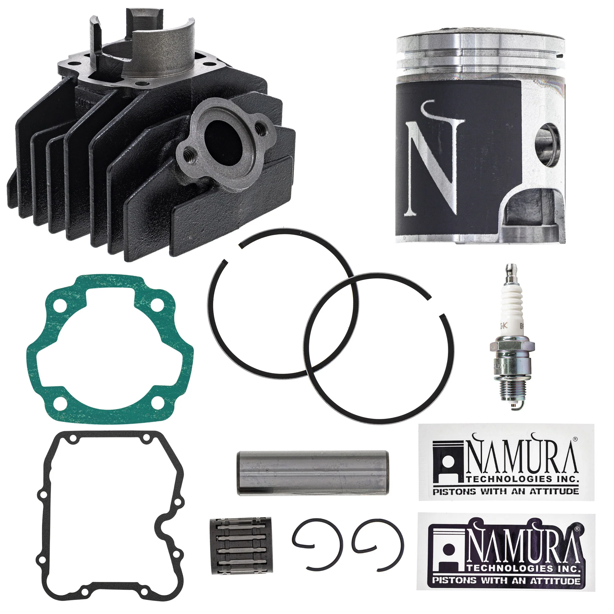 Cylinder Piston Gasket Spark Plug Kit For Yamaha MK1012529