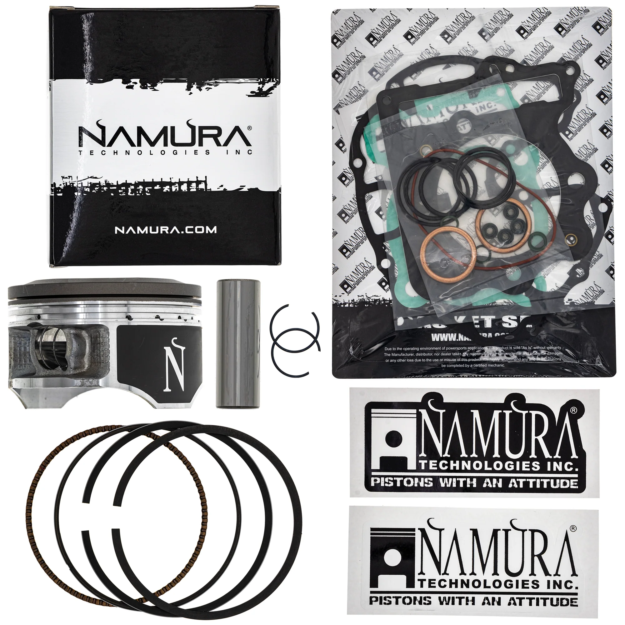 Cylinder Head Piston Gasket Spark Plug Kit For Honda MK1012536 - Image 4