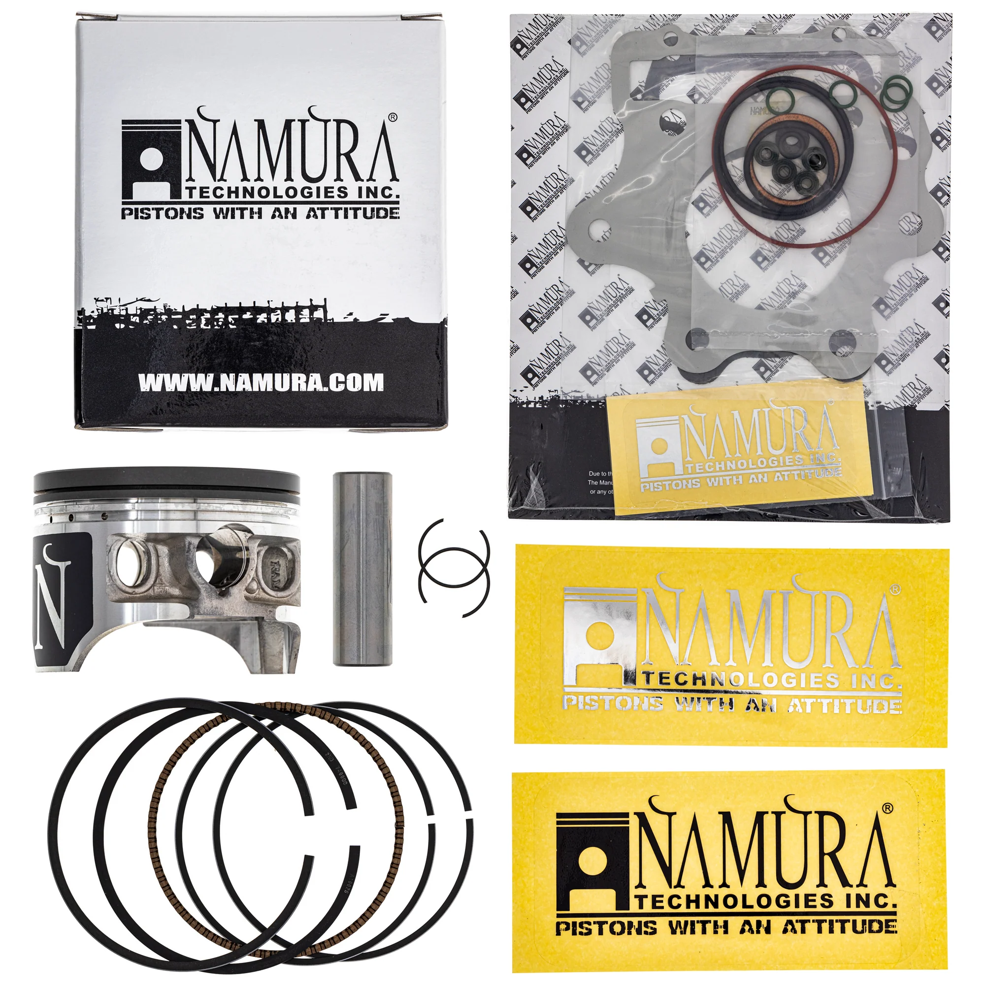 Cylinder Piston Gasket Spark Plug Kit For Honda MK1012539 - Image 3